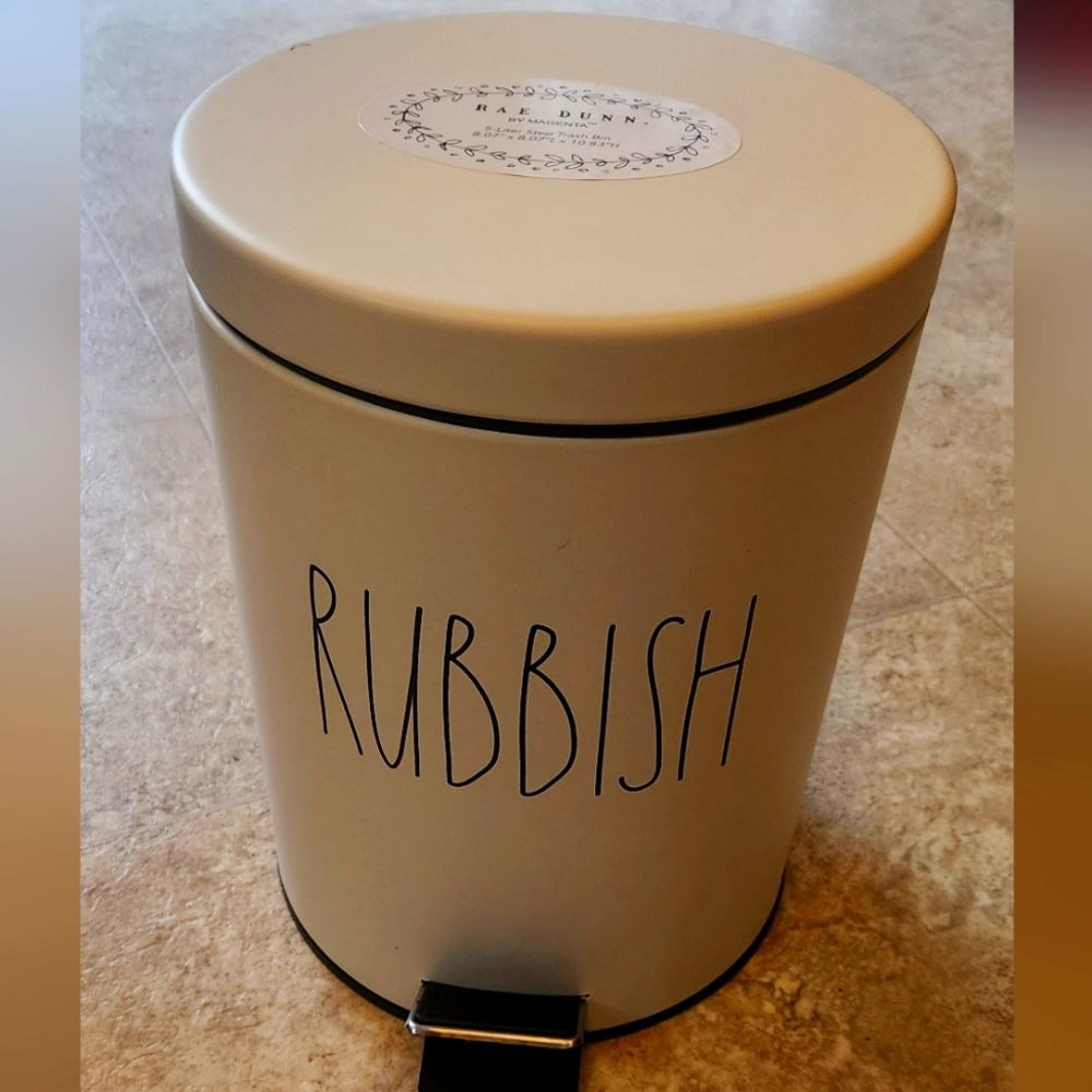 Rae Dunn trash can